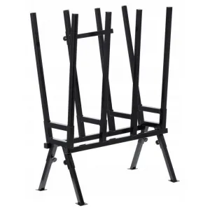 Kinekus Stojan na rezanie dreva 81x37x103 cm čierny
