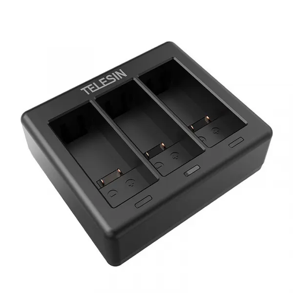 Telesin 3-slotová nabíječka 2 baterie pro GoPro Hero 11 / Hero 10 / Hero 9 Varianta: uniwersalny