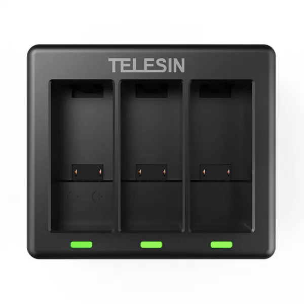 Telesin 3-slotová nabíječka 2 baterie pro GoPro Hero 11 / Hero 10 / Hero 9 Varianta: uniwersalny