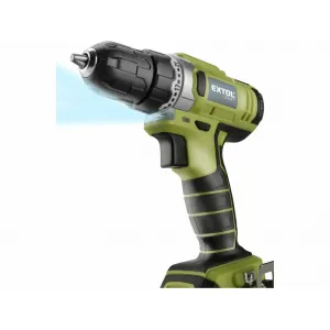 EXTOL CRAFT 402440 Vŕtačka aku 20V, 2x akumulátor 1,5Ah Li-ion, 27Nm, kufor