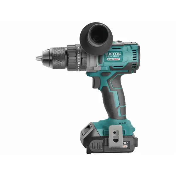 EXTOL INDUSTRIAL 8791800 Vŕtačka s príklepom akumulátorová Share20V, 1x 2Ah Li-ion, 65Nm, kufor