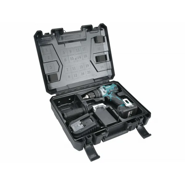 EXTOL INDUSTRIAL 8791800 Vŕtačka s príklepom akumulátorová Share20V, 1x 2Ah Li-ion, 65Nm, kufor