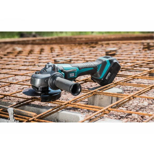 EXTOL INDUSTRIAL 8791840 Brúska uhlová aku Share20V, 1x akumulátor 2Ah Li-ion, 125mm