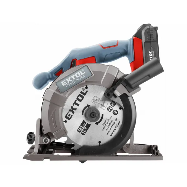 EXTOL PREMIUM 8891822 Píla kotúčová aku Share20V, 1x akumulátor 2Ah Li-ion, 165mm