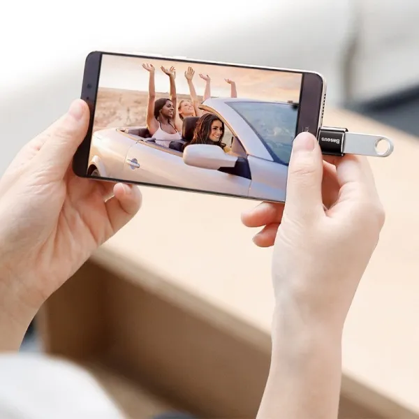 Baseus Exquisite Adaptér USB-C samec na USB samica Catotg-01