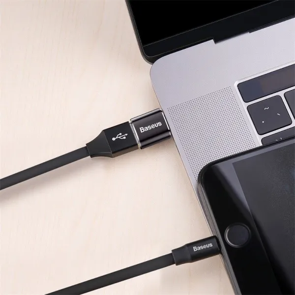 Baseus Exquisite Adaptér USB-C samec na USB samica Catotg-01