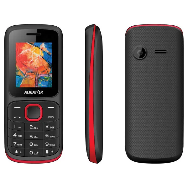 ALIGATOR D210 Dual sim černo-červený