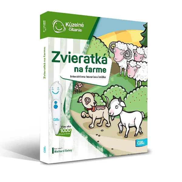 Kúzelné čítanie - Kniha - Zvieratká na farme