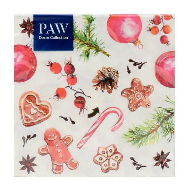 PAW - Obrúsky L 33X33 cm Homemade Sweets