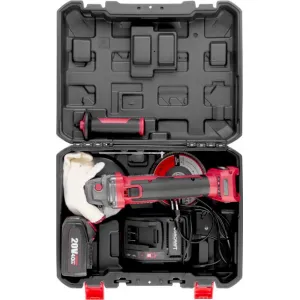 Brúska Worcraft CAG-S20LiBH ShareSYS, 125 mm, uhlová, SET v kufri, s batériou a nabíjačkou, 1x20V Li-Ion, bezuhlíková