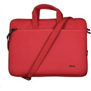 TRUST 16" Bologna Slim Laptop Bag Eco, červená
