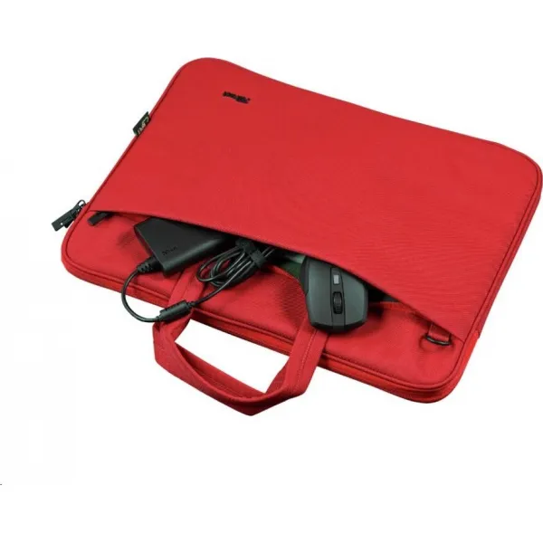TRUST 16" Bologna Slim Laptop Bag Eco, červená
