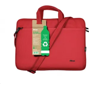 TRUST 16" Bologna Slim Laptop Bag Eco, červená