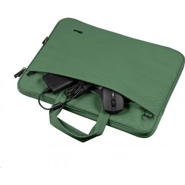 TRUST 16" Bologna Slim Laptop Bag Eco, zelená