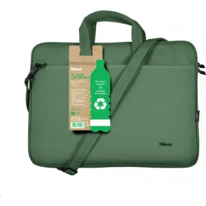 TRUST 16" Bologna Slim Laptop Bag Eco, zelená