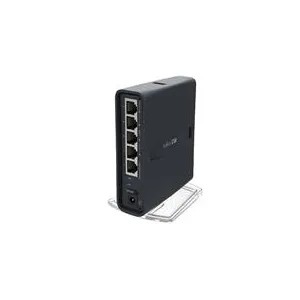 MikroTik hAP ac lite (tower), 650MHz CPU, 64MB RAM, 5xLAN, 2.4+5GHz (802.11b/g/n/ac), vrátane. L4