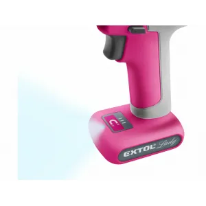 EXTOL LADY 402402 Vŕtačka akumulátorová,12V Li-ion, 1x1500mAh