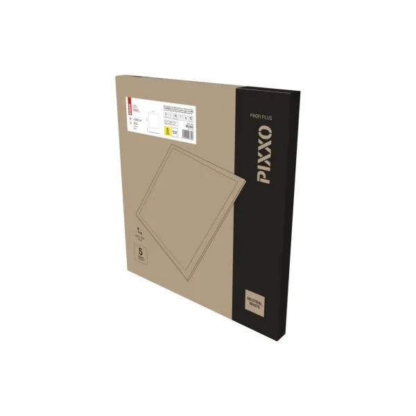 EMOS Lighting LED panel PIXXO 60×60, štvorcový vstavaný biely, 48W neutr.b.,IP65