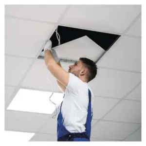EMOS Lighting LED panel PIXXO 60×60, štvorcový vstavaný biely, 48W neutr.b.,IP65