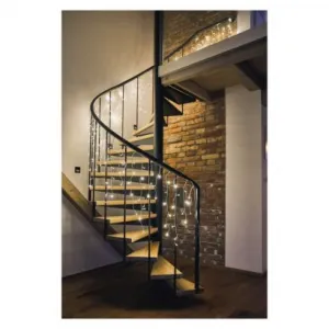 EMOS Lighting LED vianoč. cencúle, 5 m, vonkajšie aj vnútorné, teplá biela, ovládač, programy, časovač