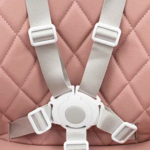 Jedálenská stolička Baby Mix Freja Wooden Farba: Ružová