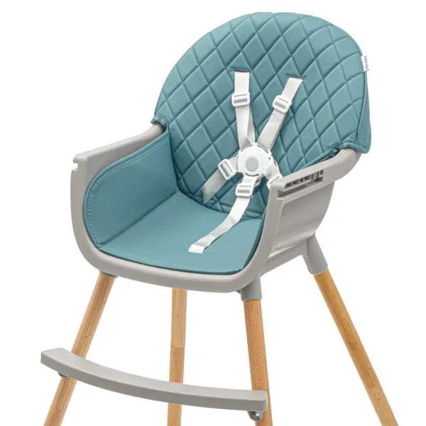 Jedálenská stolička Baby Mix Freja Wooden Farba: Zelená
