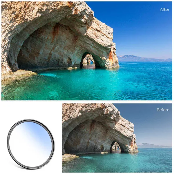 K&F Concept Séria 82MM Classic, s modrou vrstvou, UV filter HMC, japonská optika 17098