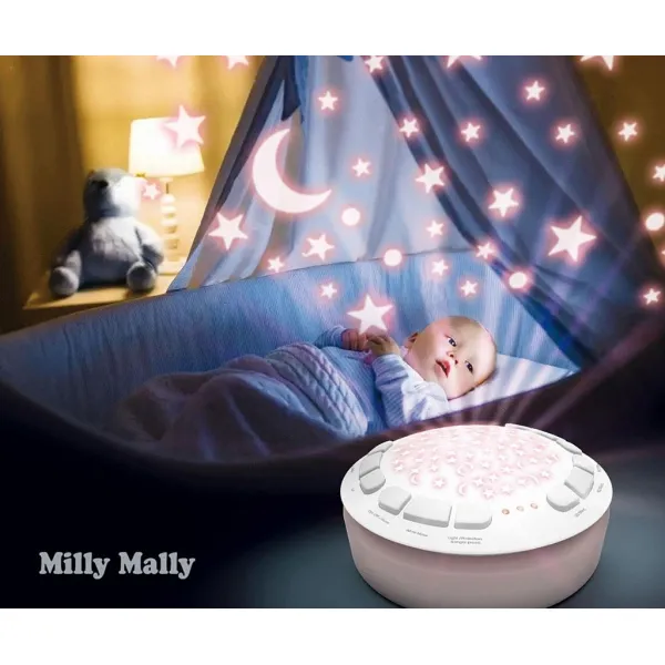 Plyšový zaspávačik koala s projektorom Milly Mally