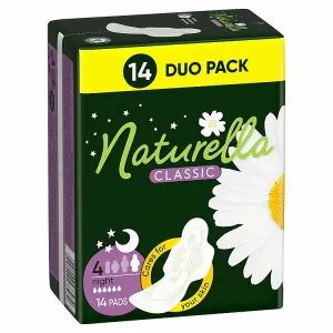 Naturella Classic Night Veľkosť 4 Vložky S Krídelkami, 14 ks