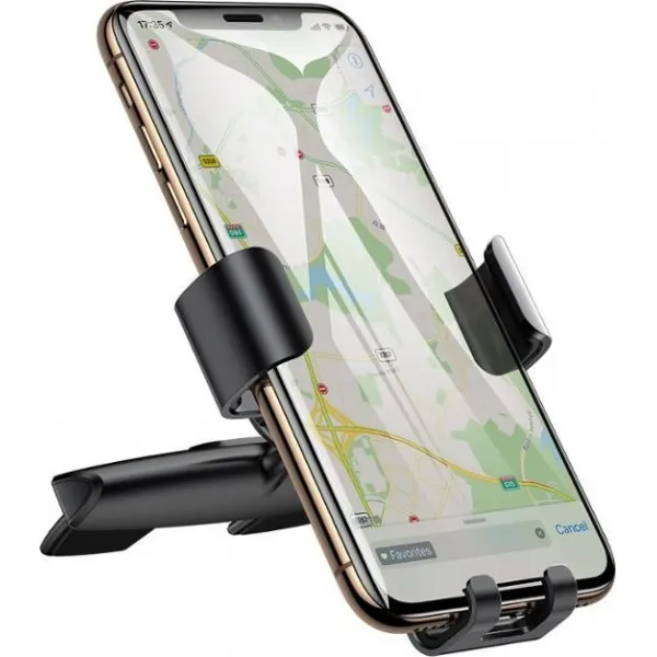 Baseus Metal Age Gravity Car Mount (držiak na čítačku CD), čierny
