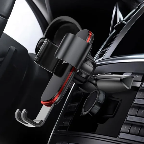 Baseus Metal Age Gravity Car Mount (držiak na čítačku CD), čierny