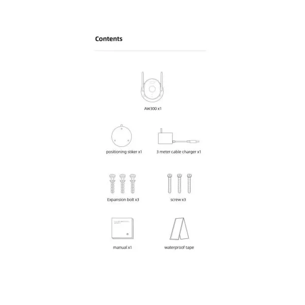 Xiaomi Outdoor Camera AW300