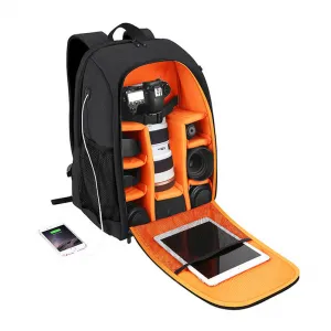 Voděodolný batoh na fotoaparát Puluz PU5011B - černý Varianta: uniwersalny