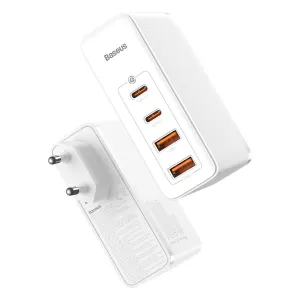 Cestovní nabíječka Baseus GaN2 Pro Quick 2x USB 2x USB-C, 100W, EU (bílá) Varianta: uniwersalny