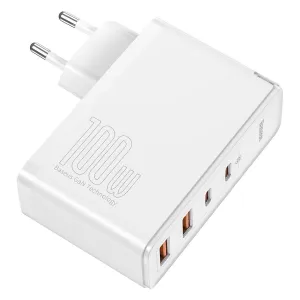 Cestovní nabíječka Baseus GaN2 Pro Quick 2x USB 2x USB-C, 100W, EU (bílá) Varianta: uniwersalny