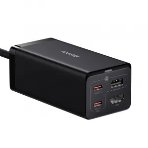 Baseus GaN5 Pro 2xUSB-C + USB + HDMI nástenná nabíjačka, 67W (čierna) 038591