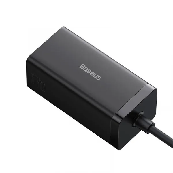 Baseus GaN5 Pro 2xUSB-C + USB + HDMI nástenná nabíjačka, 67W (čierna) 038591