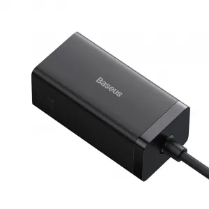 Baseus GaN5 Pro 2xUSB-C + USB + HDMI nástenná nabíjačka, 67W (čierna) 038591