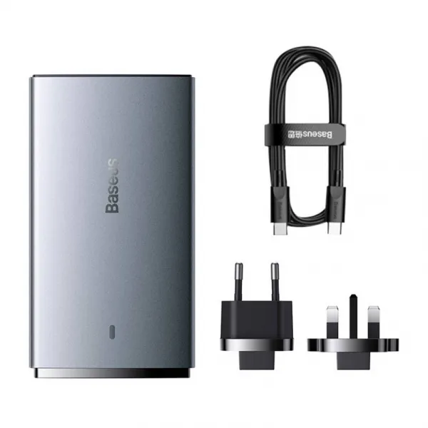 Baseus GaN5 nástenná nabíjačka, 65W, 1xUSB-C port, 1XUSB-A 045491
