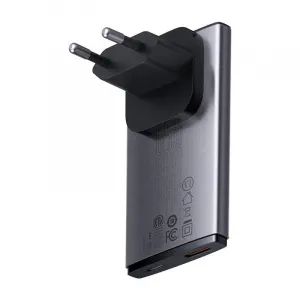 Baseus GaN5 nástenná nabíjačka, 65W, 1xUSB-C port, 1XUSB-A 045491