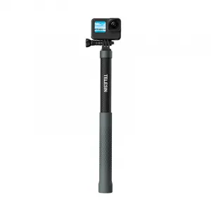 Selfie tyč Telesin z uhlíkových vlákien pre akčné kamery 1,2 m (GP-MNP-002) 042404