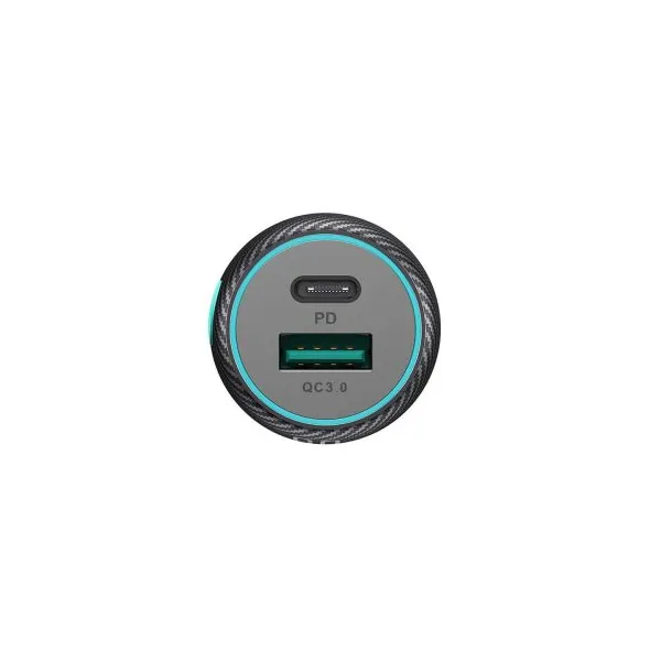Nabíjačka do auta Joyroom CCN01, 1x USB QC3.0, 1x USB-C PD 60W (čierna) 044835