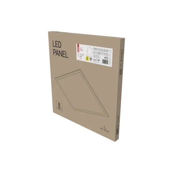 EMOS Lighting LED panel PROXO 60×60, štvorcový vstavaný biely, 40W neutr. b. UGR