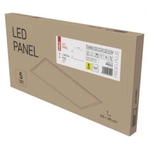 EMOS Lighting LED panel PROXO 30×60, obdĺžnikový vstavaný biely, 19W neutr. b.