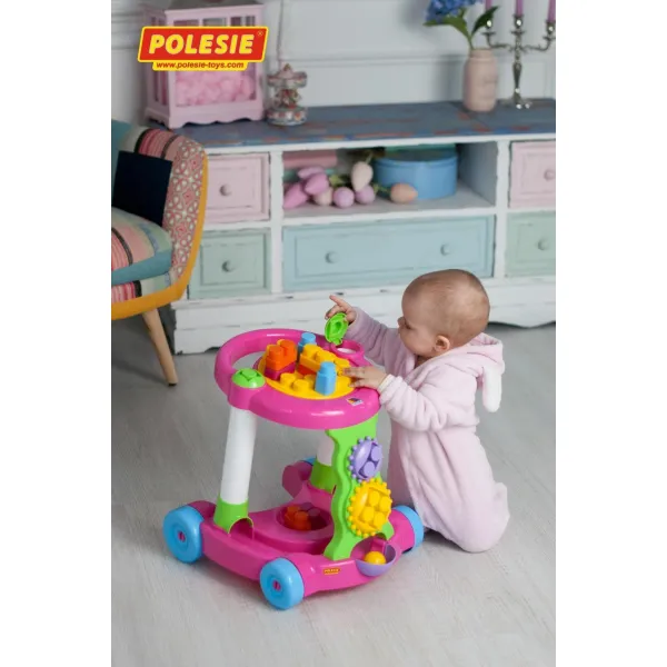 Wader - Polesie Molto Blocks 3 - vozík so stavebnicou