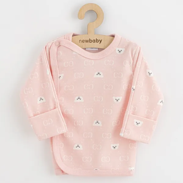 Dojčenská košieľka New Baby Classic II Dievča 3ks ružová Veľkosť: 62 (3-6m)