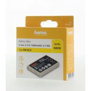 Hama fotoakumulátor typ Nikon EN-EL5, Li-Ion 3,7 V/1000 mAh 85076000