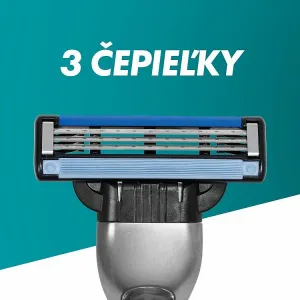 Gillette Mach3 Náhradné Holiace Hlavice pre Mužov, 5 Náhradné Holiace Hlavice