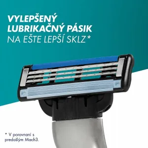 Gillette Mach3 Náhradné Holiace Hlavice pre Mužov, 5 Náhradné Holiace Hlavice