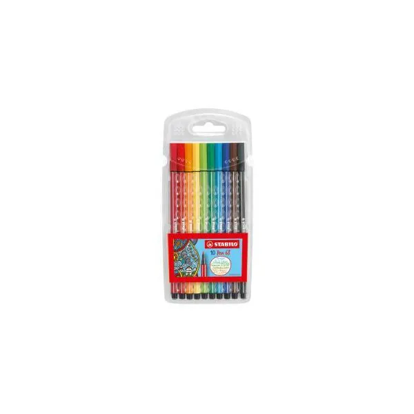 STABILO Pen 68, 6810PL, sada 10 ks